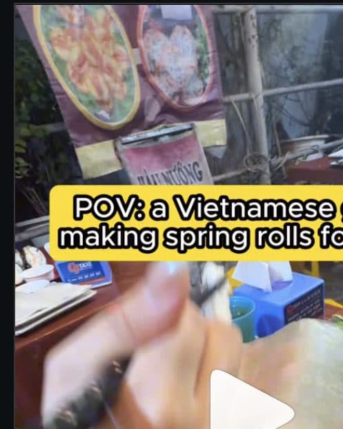 A street-side lesson in real spring rolls