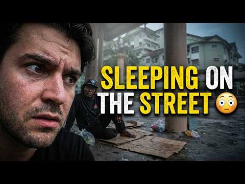 We slept with homeless people in Kota Kinabalu