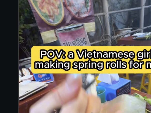 A Vietnamese girl taught me how to roll it properly